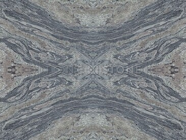 Kamenné desky kvarcitu Kinawa Bianco složené technikou bookmatch Kamenné desky kvarcitu Kinawa Bianco složené technikou bookmatch