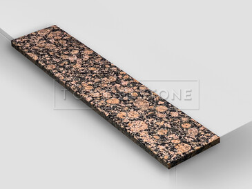 Žula BALTIC BROWN LESK - parapety z tohoto přírodního kamene mají velmi zajímavou kresbu a krásně vyniknou v interiéru i v exteriéru.
