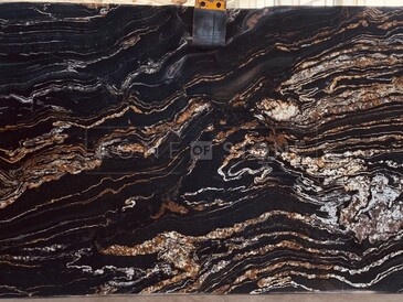 Deska přírodního kamene Black Fusion. Zakázkové kamenictví TONE OF STONE.