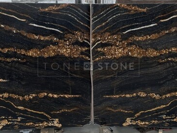 Bookmatch přírodního kamene Black Fusion. Zakázkové kamenictví TONE OF STONE. Bookmatch přírodního kamene Black Fusion. Zakázkové kamenictví TONE OF STONE.