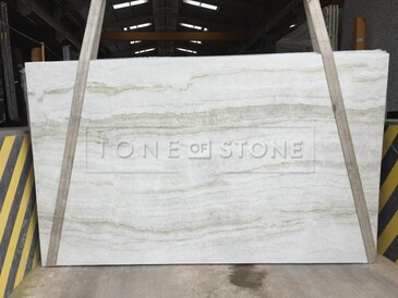 Krémová kamenná deska kvarcitu Taj Mahal