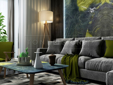 Inspirujte se: Přírodní kámen Avocatus v interiéru: vhodný pro obklad stěn, konferenční stolek nebo jako kuchyňská pracovní deska. Zakázkové kamenictví TONE OF STONE.