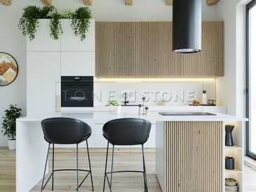 Inspirujte se - kuchyňská pracovní deska Technistone Starlight Silver