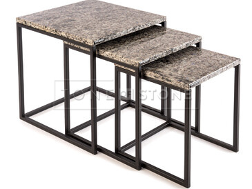 Set konferenčních stolků žuly Blue Eyes