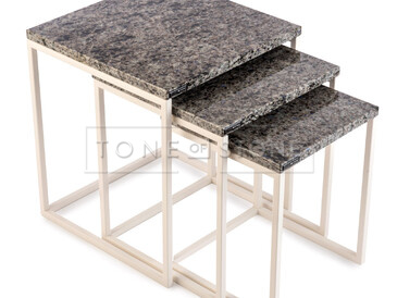 Set konferenčních stolků žuly Blue Eyes