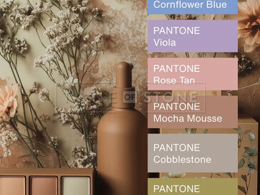 Firma Pantone představila barevnou paletu pro rok 2025 v čele s odstínem PANTONE 17-1230 Mocha Mousse. Firma Pantone představila barevnou paletu pro rok 2025 v čele s odstínem PANTONE 17-1230 Mocha Mousse.