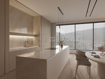 Kuchyňská deska a ostrůvek z umělého kamene Technistone Glencoe Kuchyňská deska a ostrůvek z umělého kamene Technistone Glencoe