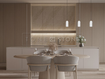 Pracovní deska, obklad stěny a kuchyňský ostrůvek z umělého kamene Technistone Glencoe Pracovní deska, obklad stěny a kuchyňský ostrůvek z umělého kamene Technistone Glencoe