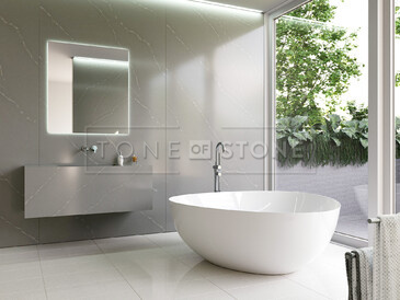 Obklad koupelnové stěny z umělého kamene Technistone Imagine Grey