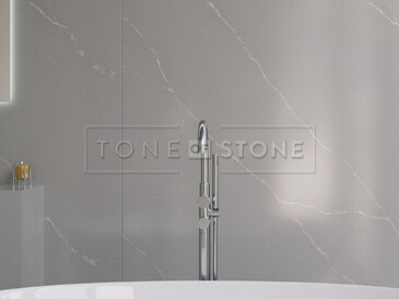 Obložení stěny koupelny umělým kamenem Technistone Imagine Grey Obložení stěny koupelny umělým kamenem Technistone Imagine Grey