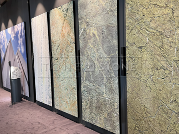 Speciální povrchové úpravy, které zvýrazní kresbu kamene a dodají mu plastičnost. Speciální povrchové úpravy, které zvýrazní kresbu kamene a dodají mu plastičnost.