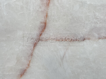 Mramorová kresba bílého kvarcitu Cristallo