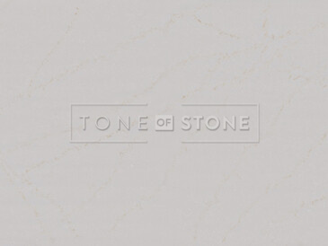 Kamenná deska umělého kamene Technistone Elysian Gold se světle šedým zbarvením a jemným žilkováním 