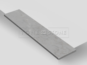 Vizualizace parapetu z umělého kamene Technistone Badal Grey