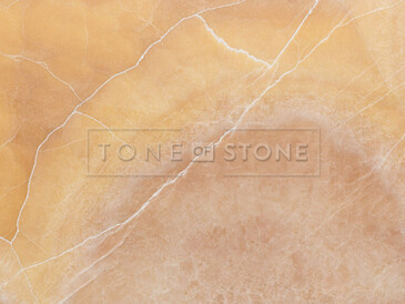 Detail kresby onyxu Onice Gioiello s oranžovo růžovým zbarvením Detail kresby onyxu Onice Gioiello s oranžovo růžovým zbarvením