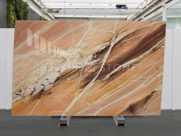 Růžová kamenná deska brazilského kvarcitu Splendido Růžová kamenná deska brazilského kvarcitu Splendido