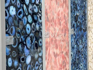 Prosvícené polodrahokamové desky achátu Prosvícené polodrahokamové desky achátu