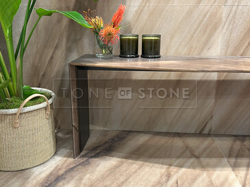 Kamenný obklad stěny, kamenná dlažba a kamenná koupelnová deska z hnědého přírodního kamene Ebano Kamenný obklad stěny, kamenná dlažba a kamenná koupelnová deska z hnědého přírodního kamene Ebano