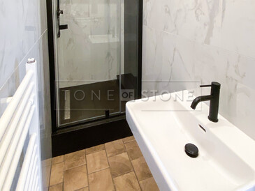 Exkluzivní sprchový kout a vanička z přírodního kamene - žula STAR GALAXY 