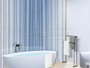 Mramor Striato Olimpo (též označován jako OLIMPICO), nádherný přírodní kámen s výraznou pravidelnou kresbou. Dominantní šedá barva s modrými tóny, země původu Turecko. Tento mramor je vhodný pro parapety, kuchyňské desky, dlažby, obklady, stolové desky, obklady krbů nebo výrobu dalších výrobků. Skladem v kamenictví TONE OF STONE.