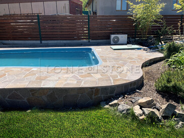 TONE OF STONE obklad bazénu