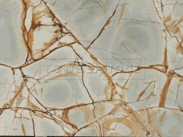 Velkoformátová deska - kvarcit BLUE ROMA. Kamenictví TONE OF STONE. 