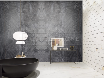 Velkoformátové desky, přírodní kámen kvarcit DOUBLE GREY, skladem v TONE OF STONE