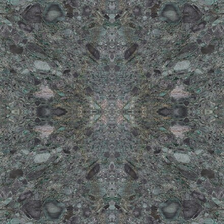 Kamenný obklad technikou bookmatch z kvarcitu Emerald Marinace Kamenný obklad technikou bookmatch z kvarcitu Emerald Marinace