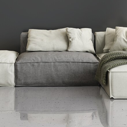 Kamenná dlažba z bílé žuly Perfect White v lesklé povrchové úpravě Kamenná dlažba z bílé žuly Perfect White v lesklé povrchové úpravě