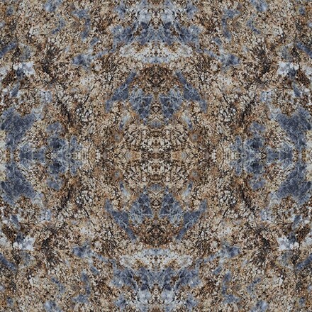 Detail kresby přírodního kamene - žula BLUE ARARAS. Zakázkové kamenictví TONE OF STONE