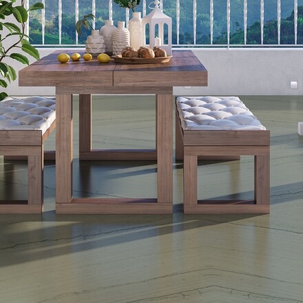 Kamenný obklad podlahy kvarcitem Spring Falls