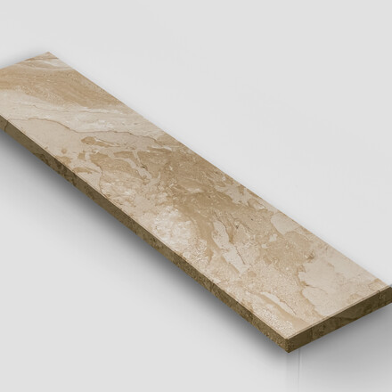 Parapet z mramoru Daino. Zakázkové kamenictví TONE OF STONE.