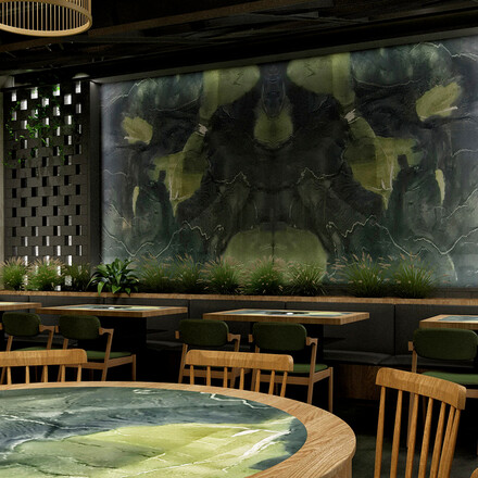 Inspirujte se: Přírodní kámen Avocatus v interiéru: vhodný pro obklad stěn, konferenční stolek nebo jako kuchyňská pracovní deska. Zakázkové kamenictví TONE OF STONE.