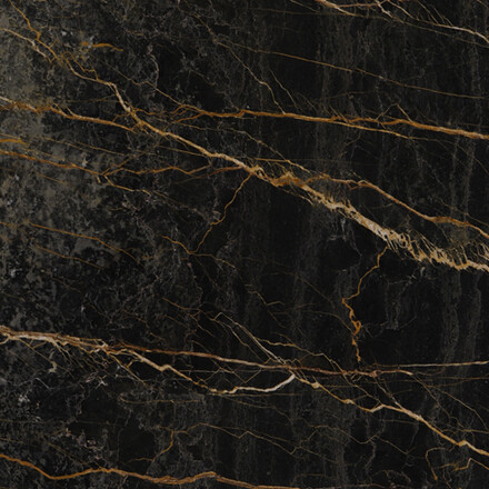 Hněd&yacute; mramor Port Laurent v odst&iacute;nech hněd&eacute;, čern&eacute; a s kontrastn&iacute; kresbou