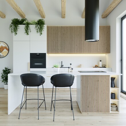 Inspirujte se - kuchyňská pracovní deska Technistone Starlight Silver