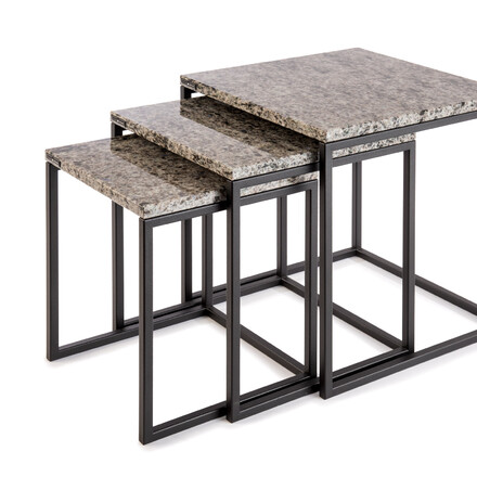 Set konferenčních stolků žuly Blue Eyes