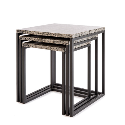 Set konferenčních stolků žuly Blue Eyes