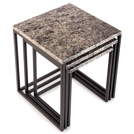 Set konferenčních stolků žuly Blue Eyes