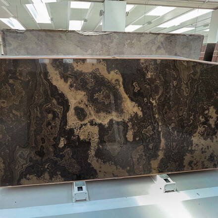 Mramor Eramosa - Grecale brown al verso je typický svou zajímavou kresbou plnou zemitých tónů