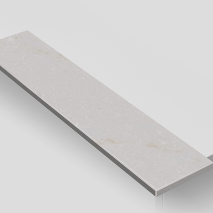 Vizualizace světlého parapetu z umělého kamene Technistone Elysian Gold