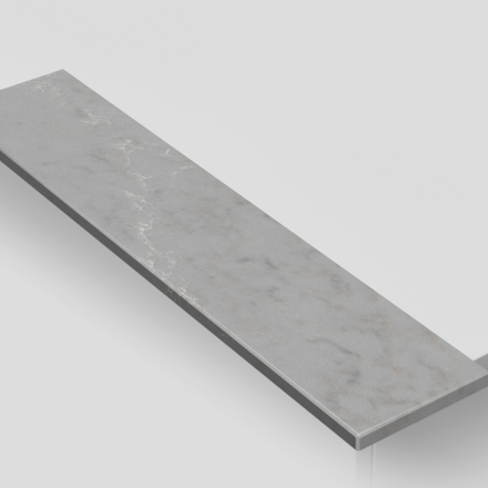 Vizualizace parapetu z umělého kamene Technistone Badal Grey