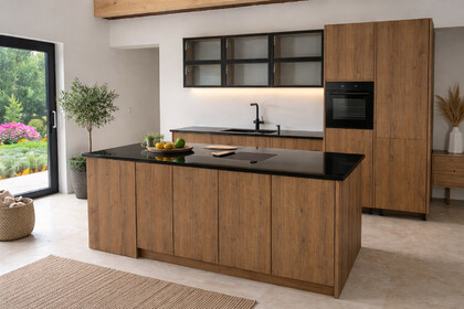 Realizace kuchyňské desky ze žuly Star Galaxy