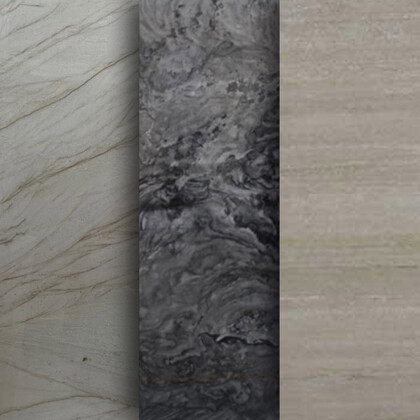 Skladem: velkoformátové desky - kvarcit a travertin