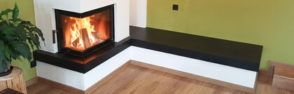 Kamenné obklady krbů