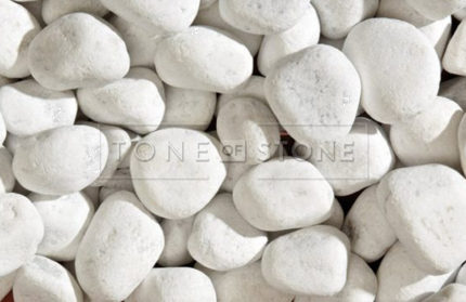 Bílé mramorové oblázky Bianco Carrara Bílé mramorové oblázky Bianco Carrara