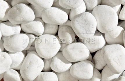 Bílé mramorové oblázky Bianco Carrara Bílé mramorové oblázky Bianco Carrara