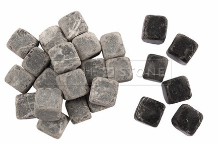 Dekorační / chladící mramorové kostky černé Dekorační / chladící mramorové kostky černé