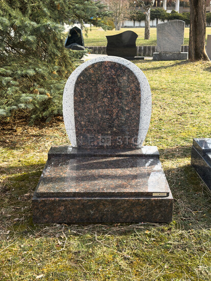 Urnový hrob Tan Brown oblouk Urnový hrob Tan Brown oblouk