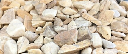 Žluté mramorové oblázky