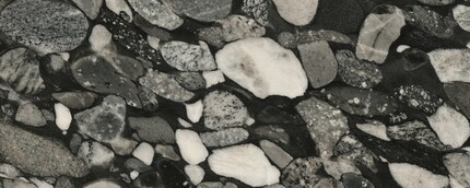 Black mosaic - Žula